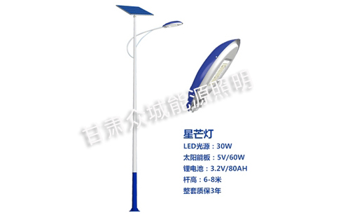 福海太阳能路灯核心技术参数解读